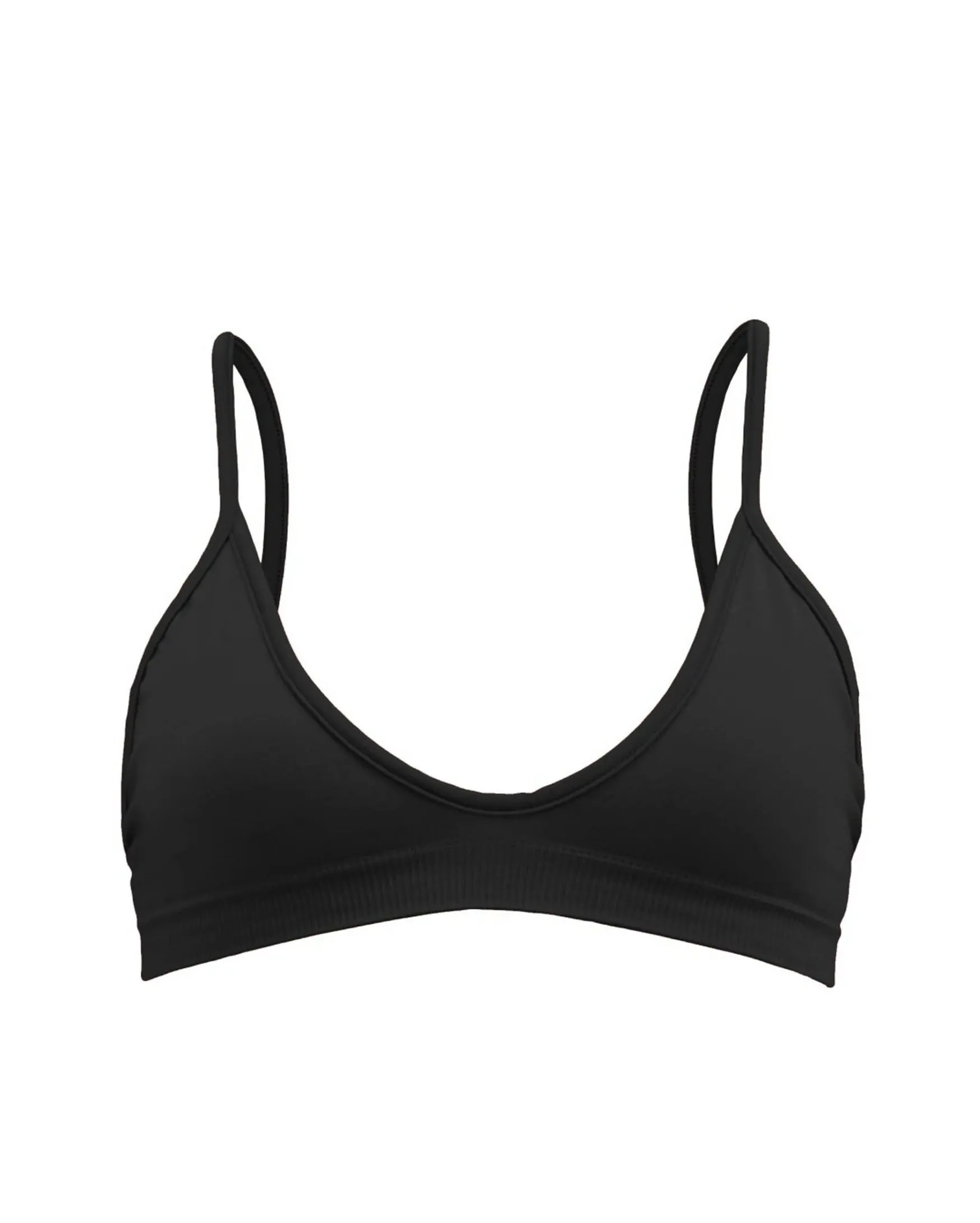 BLISSFUL Bikini Bra Top | Black