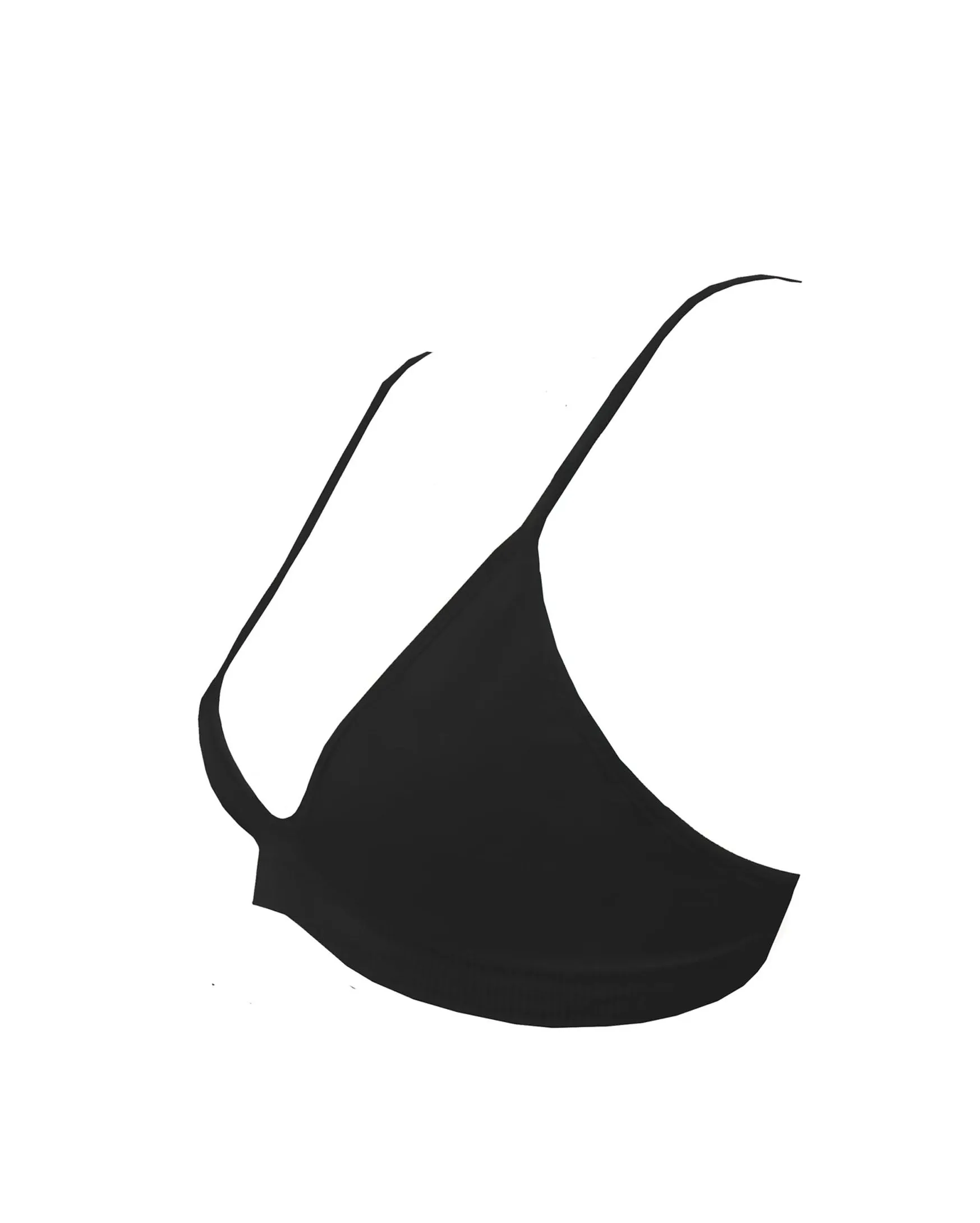 BLISSFUL Bikini Bra Top | Black