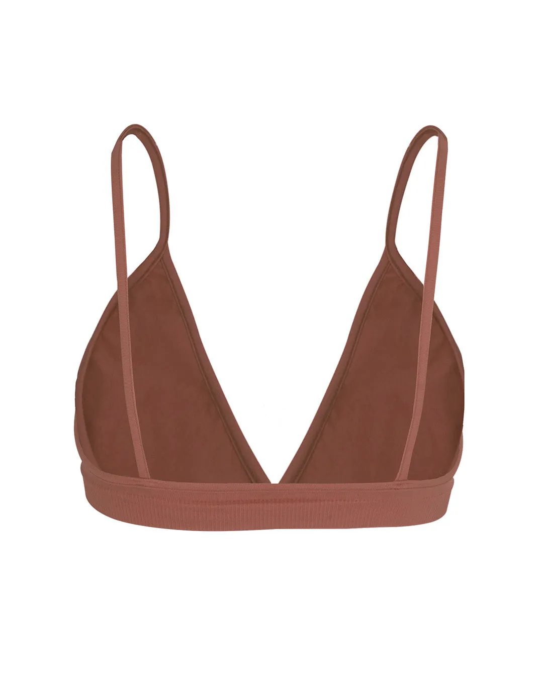 BLISSFUL Bikini Bra Top | Rusty Pink