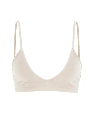 BLISSFUL Bikini Bra Top | Taupe