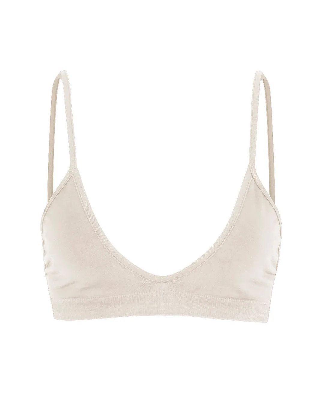 BLISSFUL Bikini Bra Top | Taupe