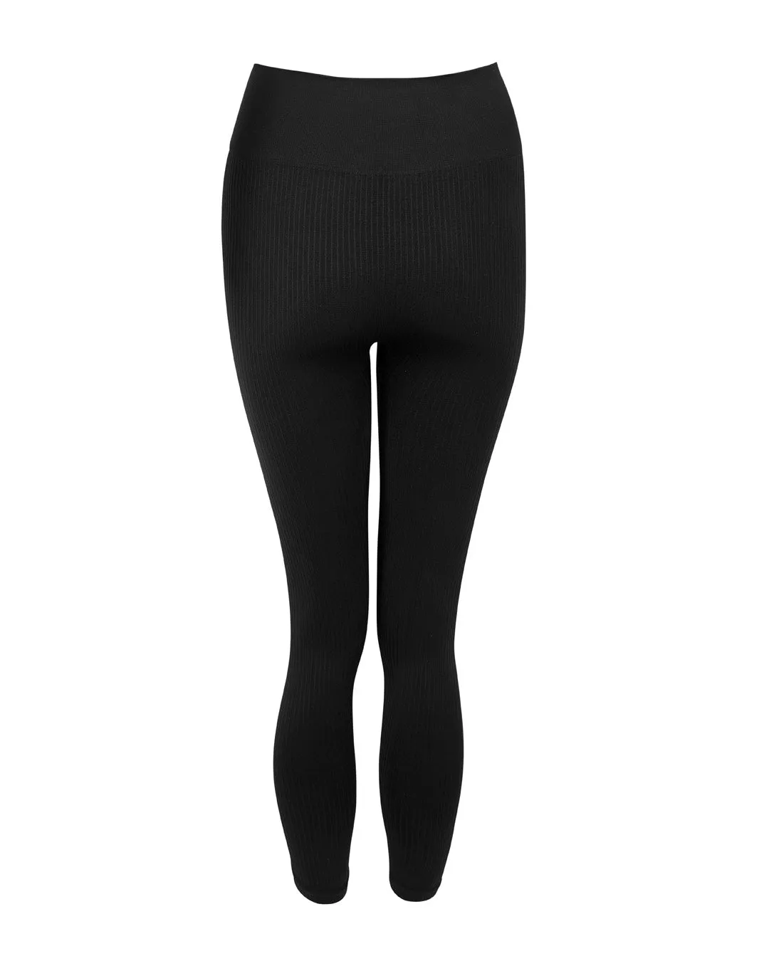 BLITHE Wide Ribbed Leggings | Black