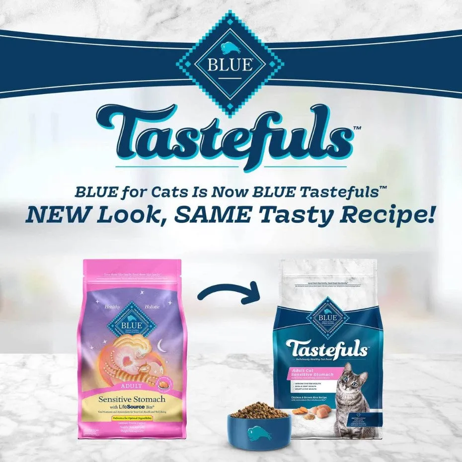 Blue Buffalo Sensitive Stomach Natural Chicken & Brown Rice Dry Cat Food