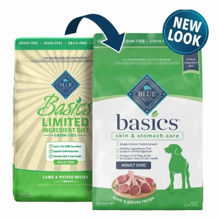 Blue Buffalo Basics Grain Free Adult Lamb & Potato Recipe Dry Dog Food