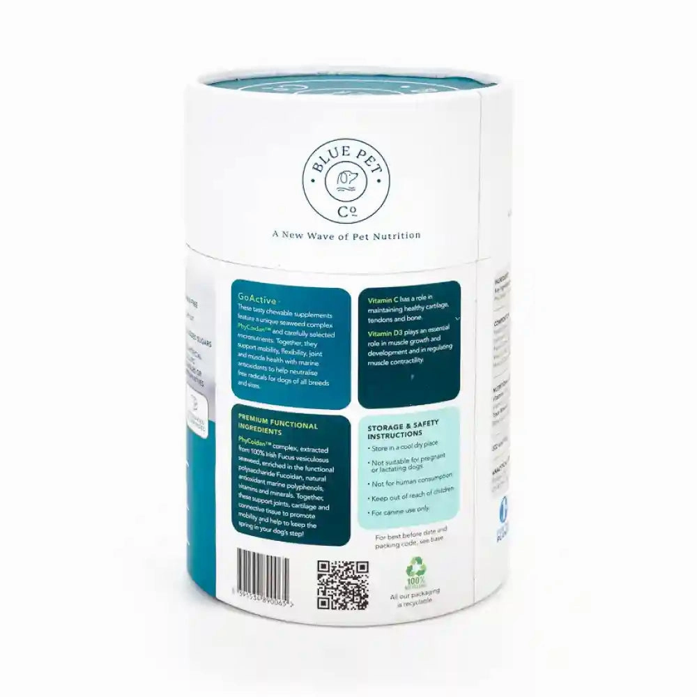 Blue Pet Co Go Active Peanut Butter Flavor Joint & Muscle Chews for Dogs