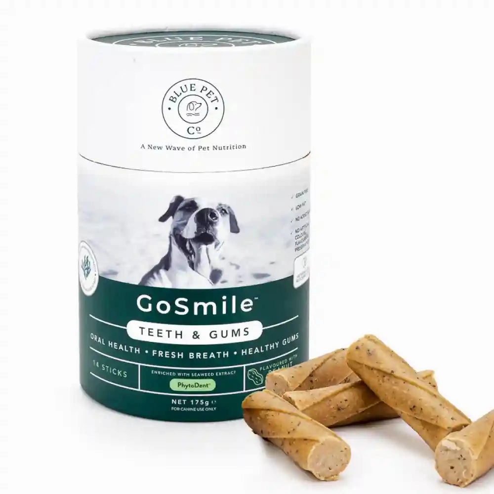 Blue Pet Co Go Smile Peanut Butter Flavor Teeth & Gums Stick for Dogs