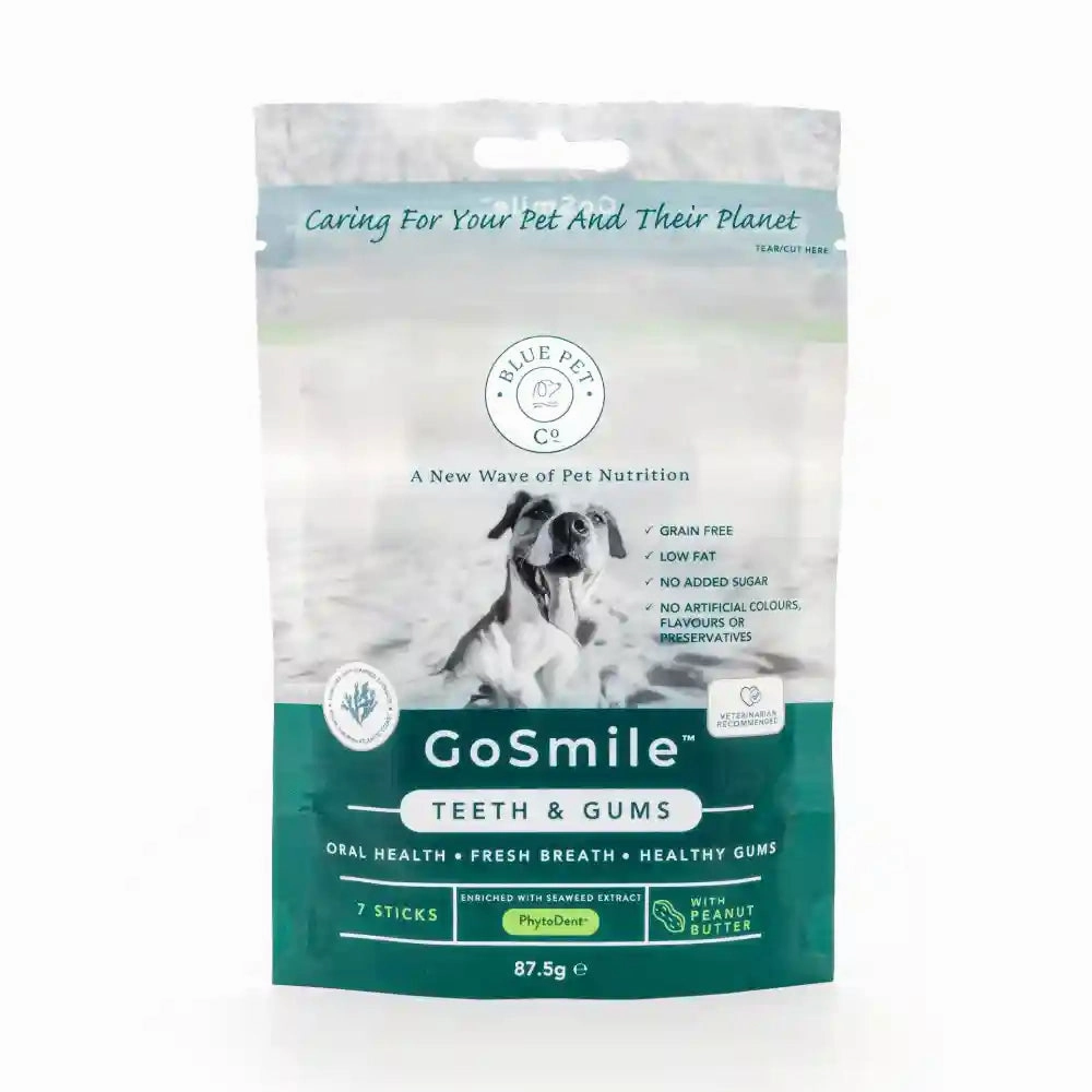 Blue Pet Co Go Smile Peanut Butter Flavor Teeth & Gums Stick for Dogs