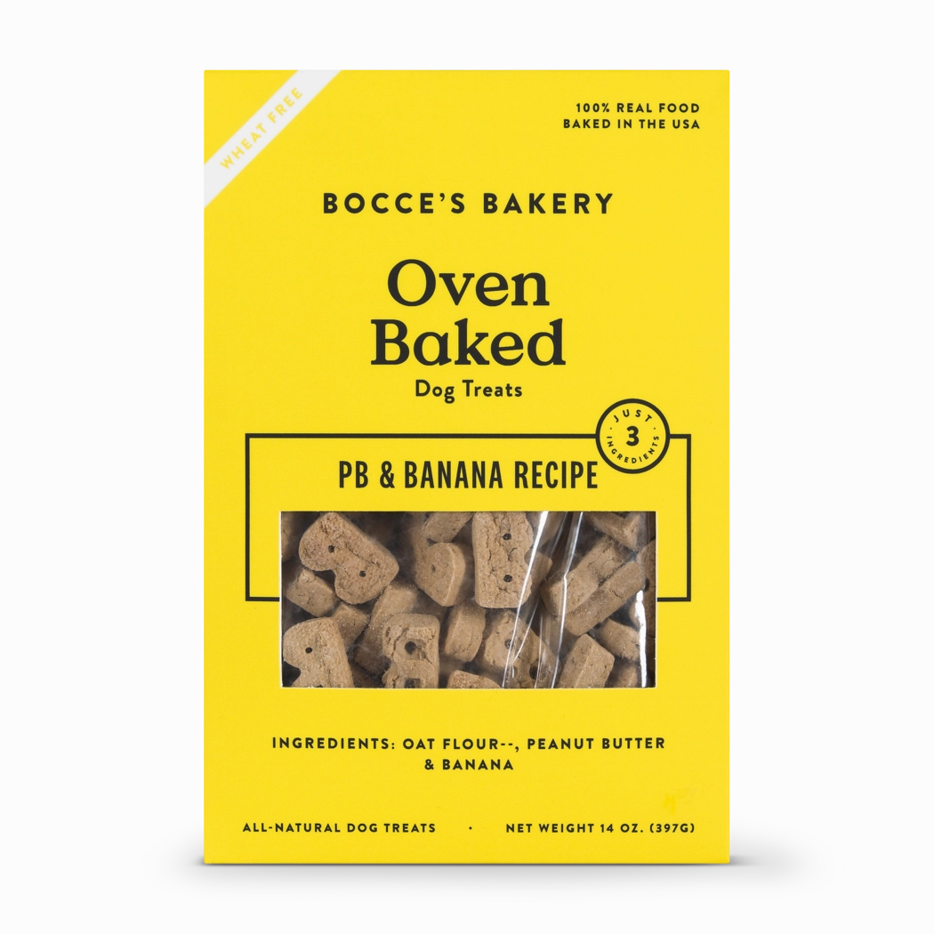 Bocce's Oven-Baked Biscuits PB & Banana 14 oz.