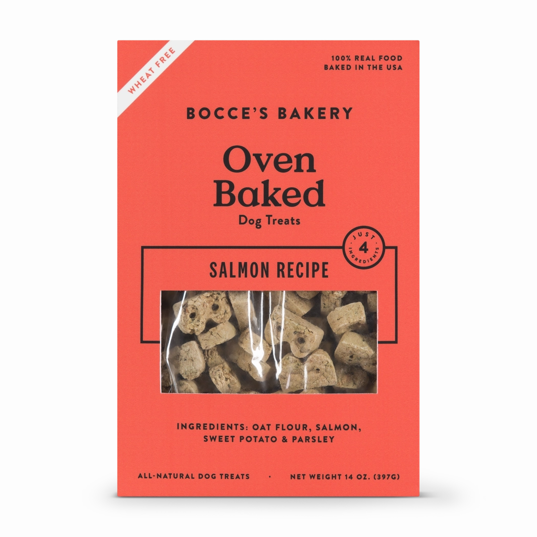Bocce's Oven-Baked Biscuits Salmon 14 oz.