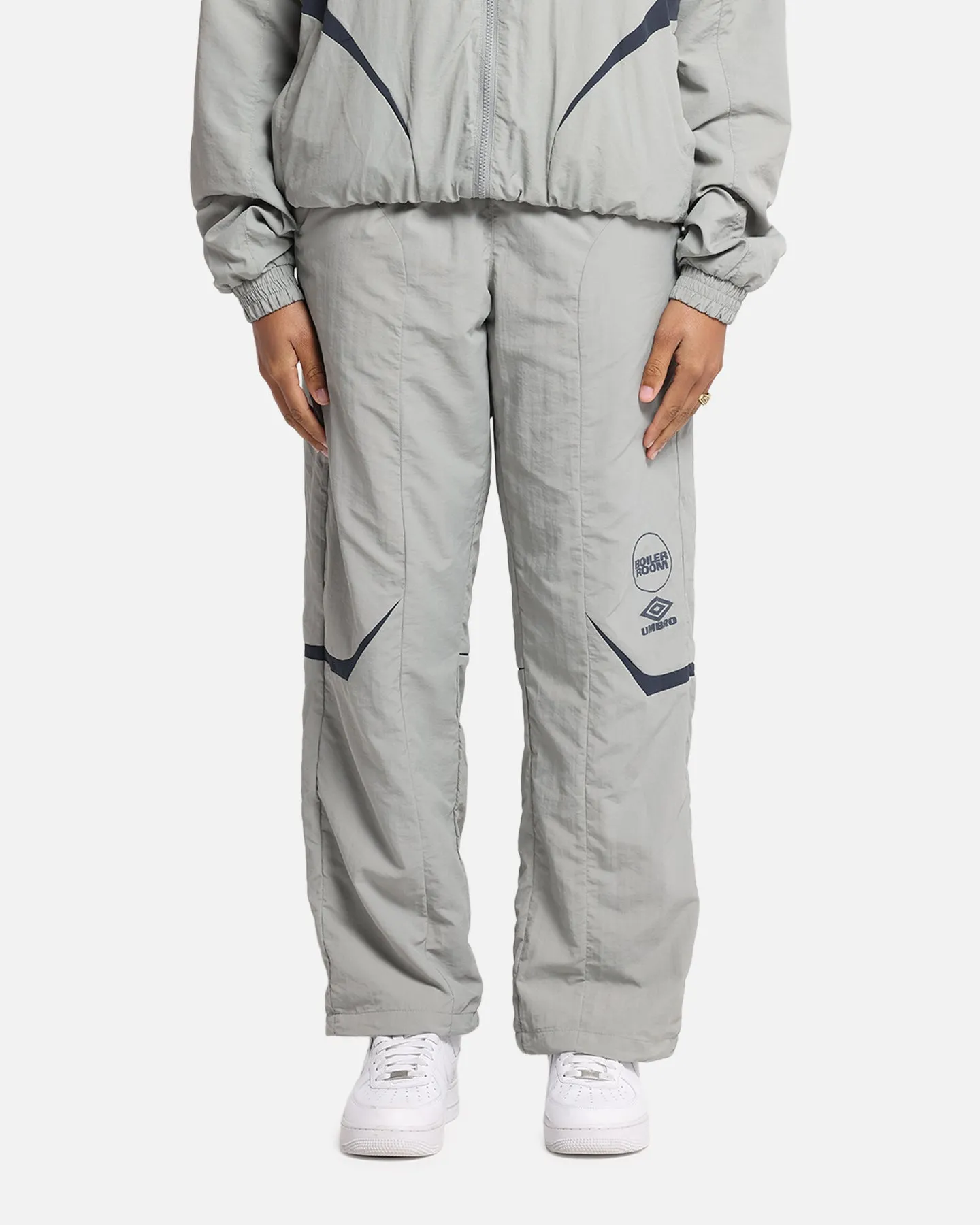 Boiler Room X Umbro Shell Track Pants Grey