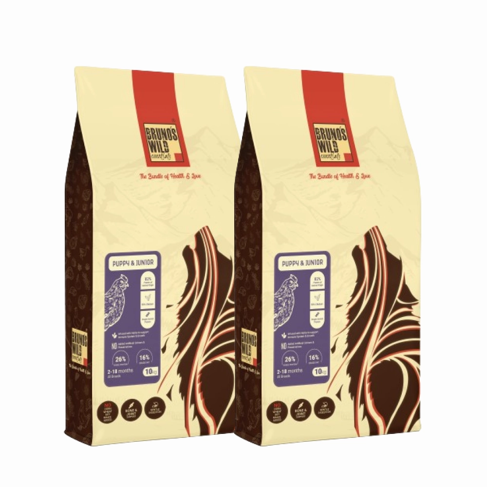 Bruno's Wild Essentials Puppy & Junior Dog Dry Food