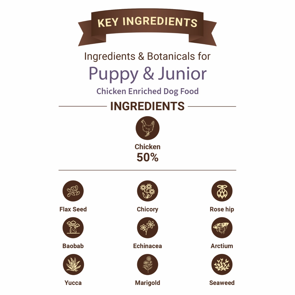 Bruno's Wild Essentials Puppy & Junior Dog Dry Food