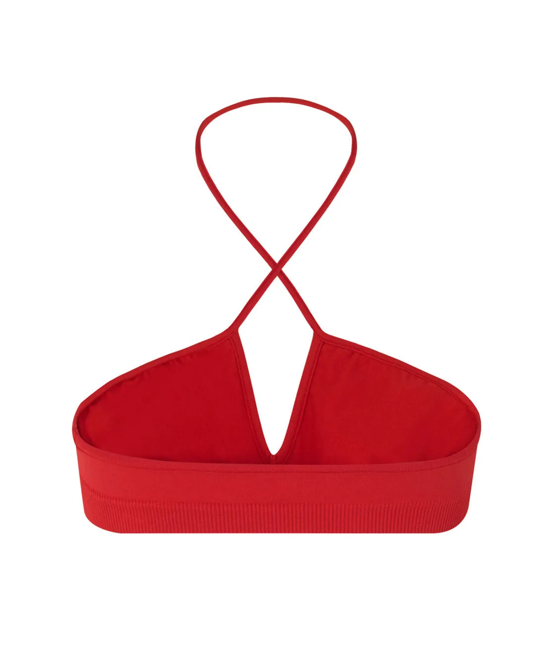 BUOYANT Bikini Bra Top | Bright Red