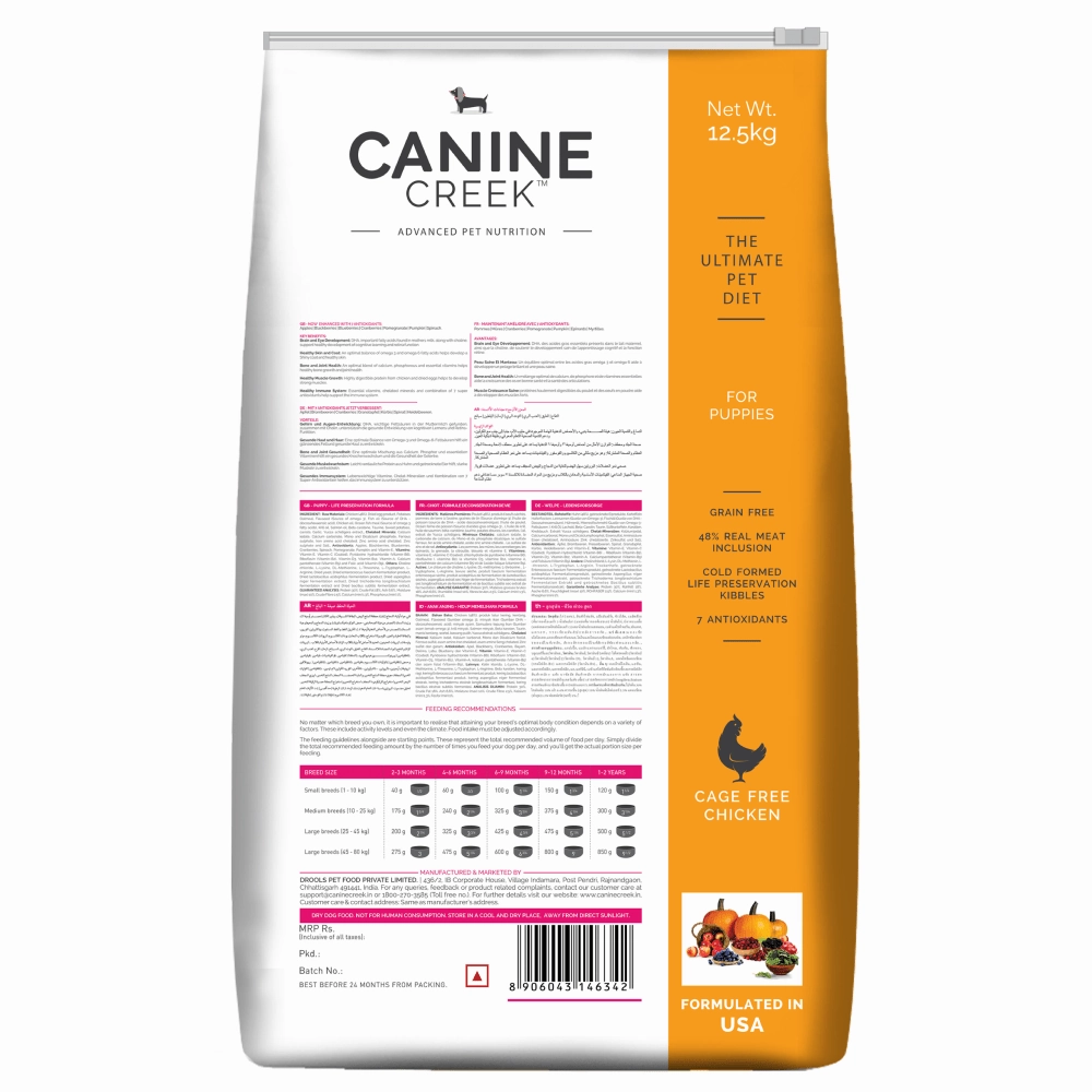 Canine Creek Ultra Premium Puppy Dog Dry Food