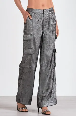 Cargo Pant In Silver