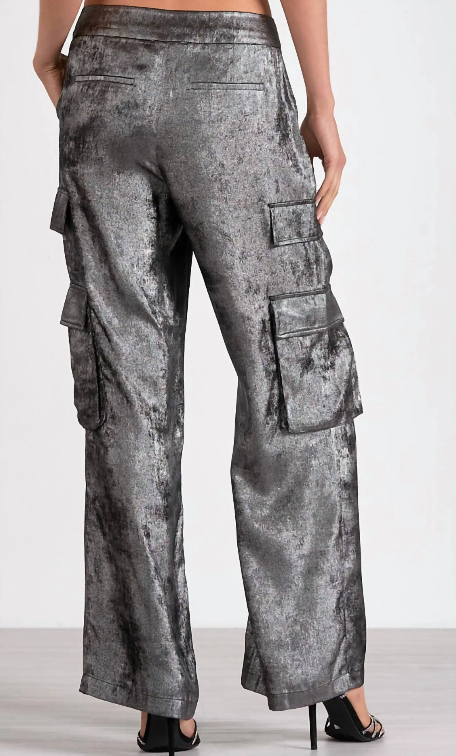 Cargo Pant In Silver