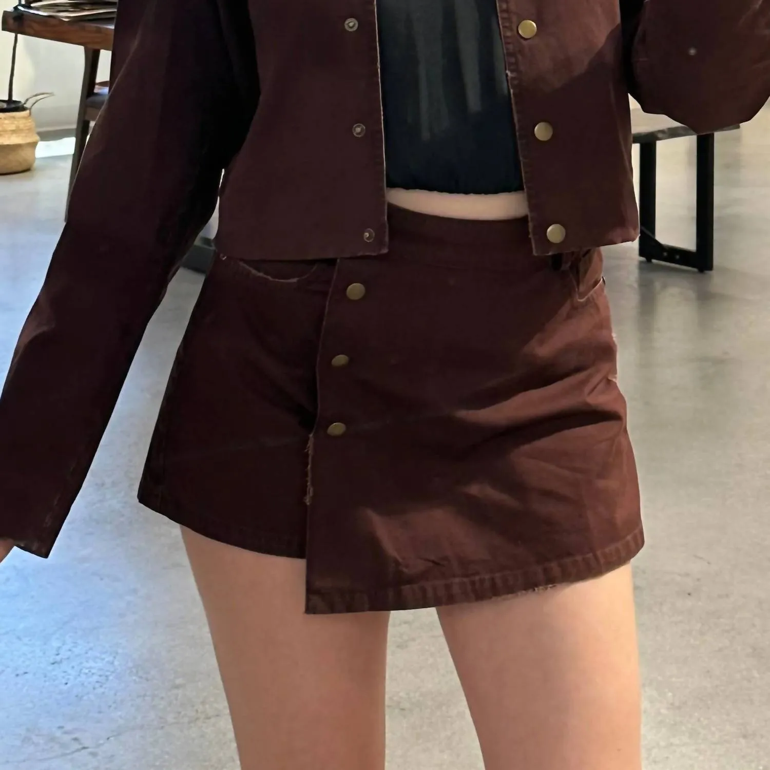 Carly Skort In Mocha