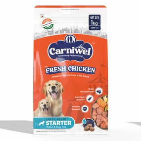 Carniwel Fresh Chicken Kibble Large Breed Starter Dog Dry Food