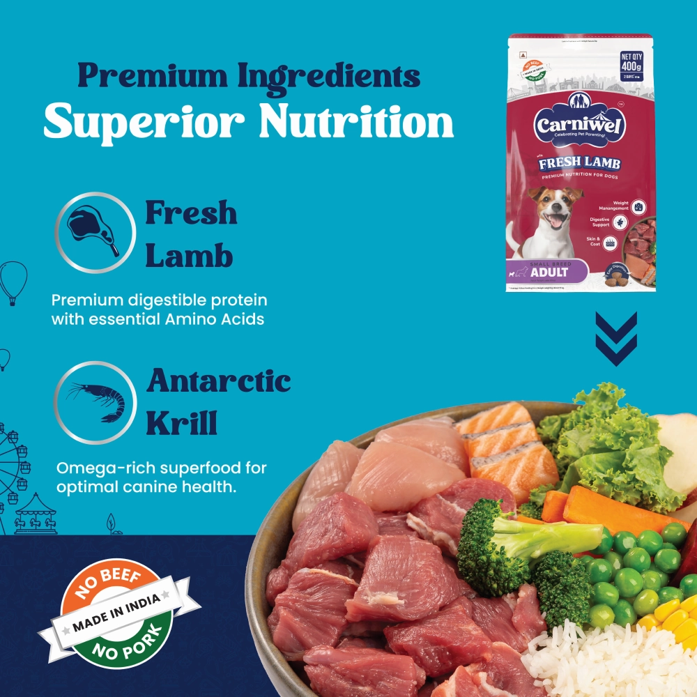 Carniwel Fresh Lamb Small Breed Adult Dog Dry Food