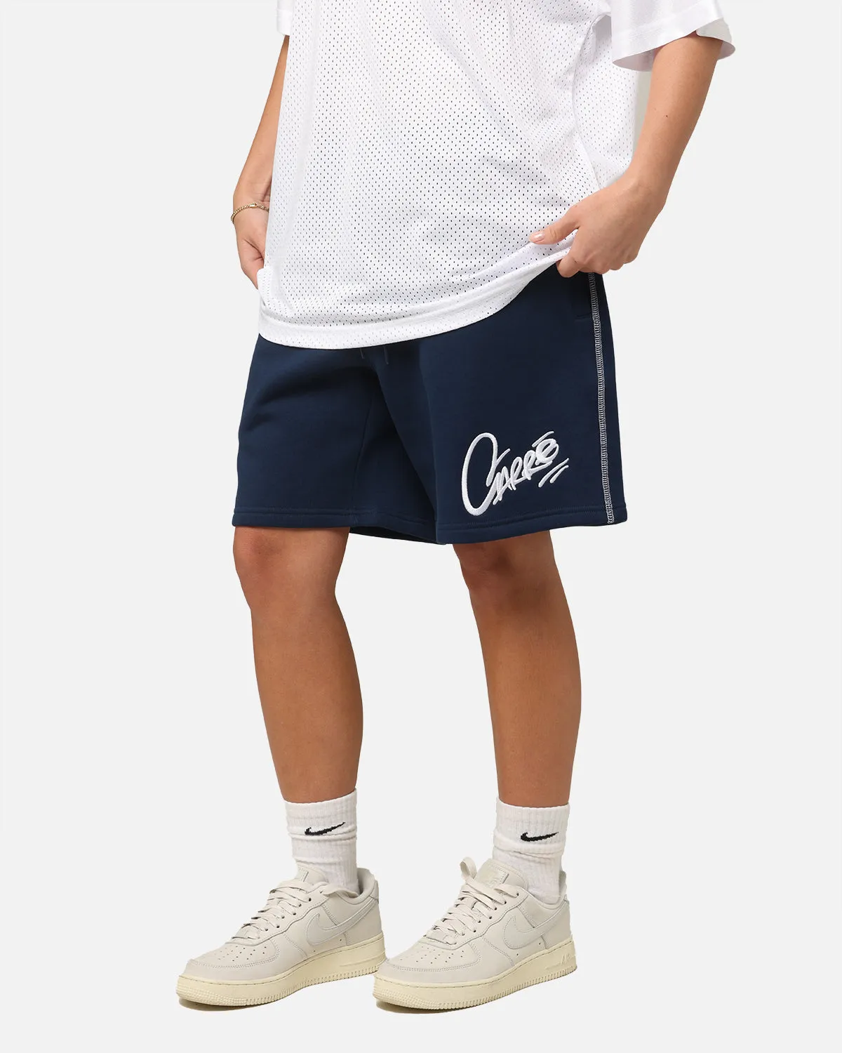 Carre Corrupt Sweat Shorts Navy