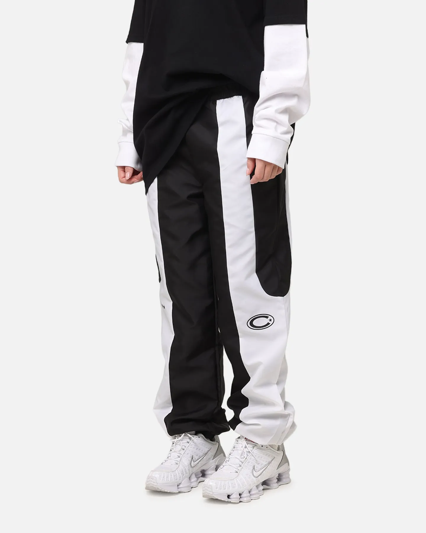 Carre Empire Panelled Trackpant Black/White