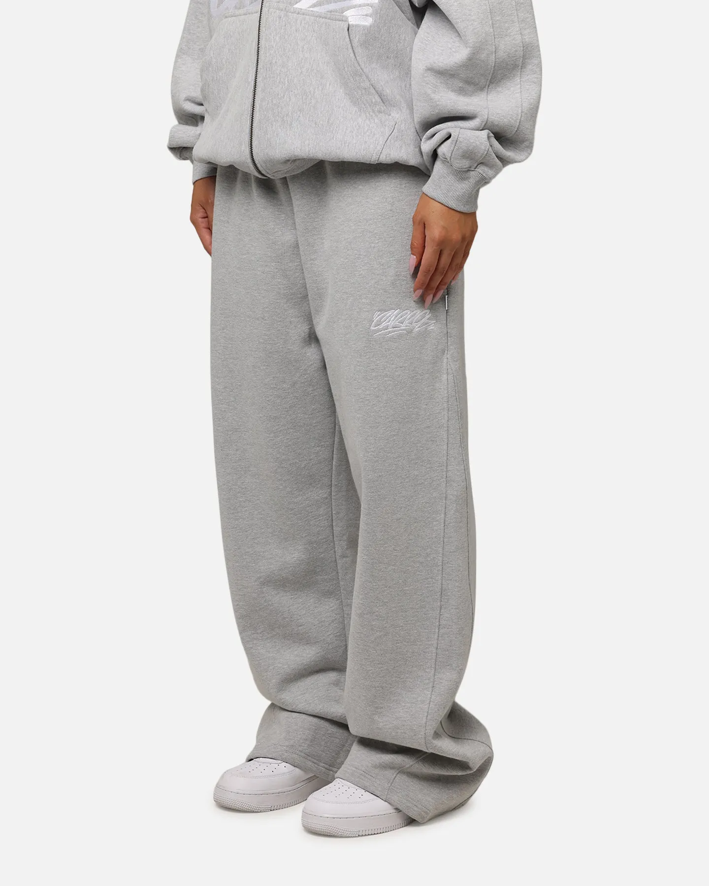 Carre Grit Trackpants Grey Marle