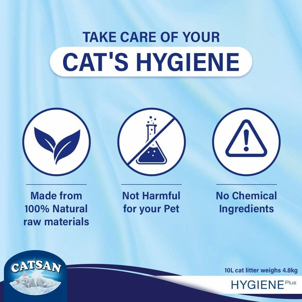 Catsan Hygiene PlusUnscented Non Clumping100% Natural Cat Litter