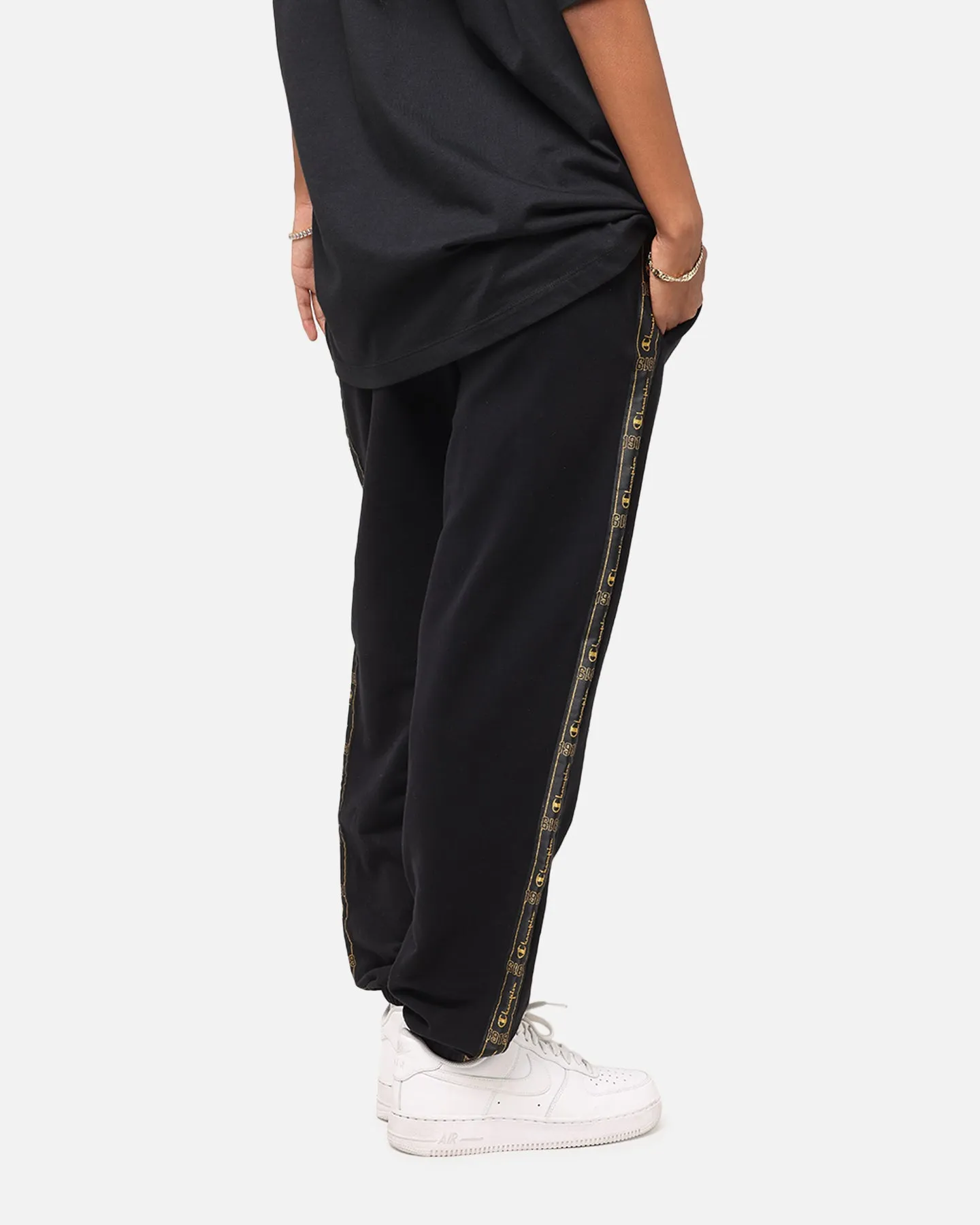 Champion Lux Taping Joggers Black