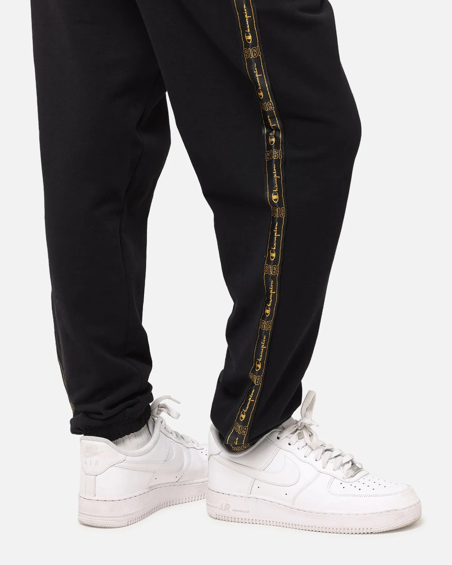 Champion Lux Taping Joggers Black