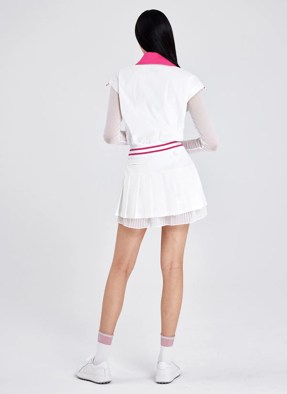 Chiffon Mix Culotte Skirt 2.0