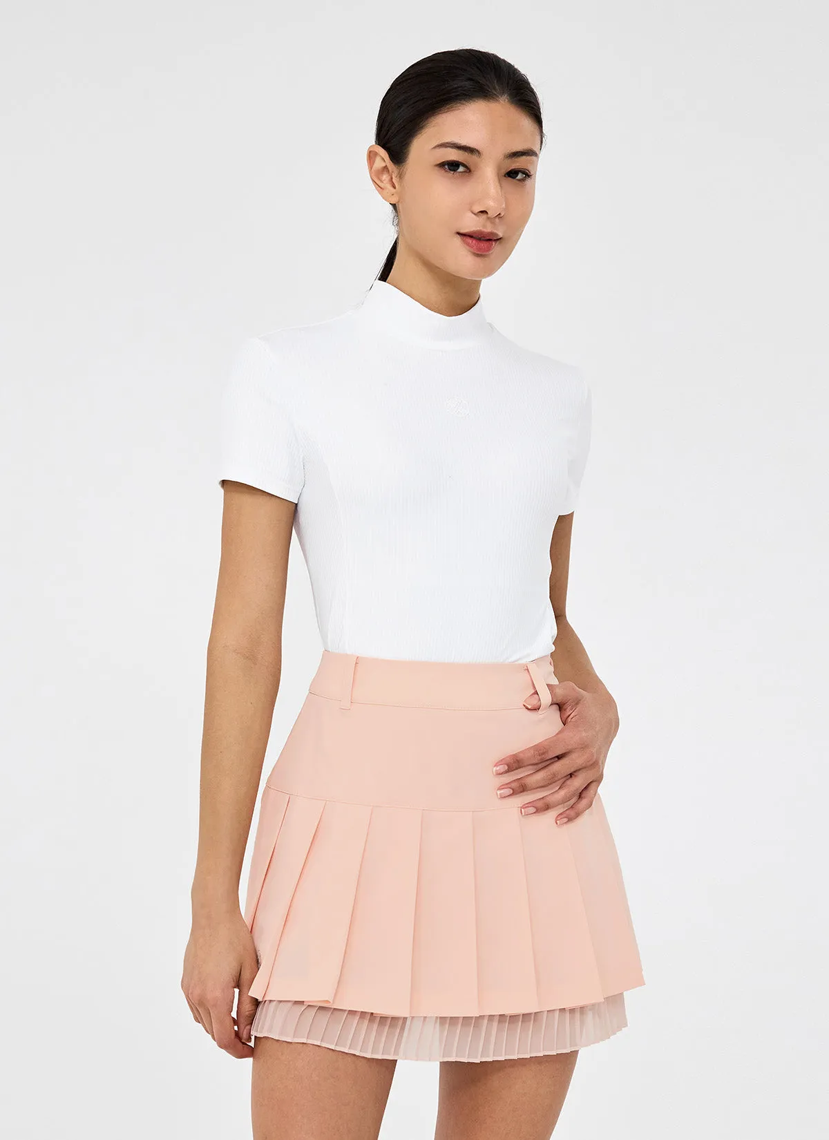 Chiffon Mix Culotte Skirt 2.0