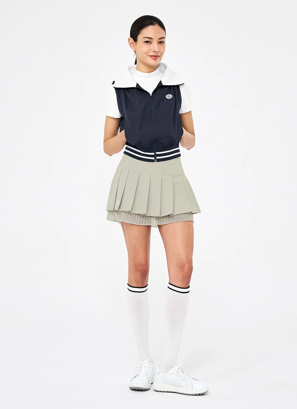 Chiffon Mix Culotte Skirt 2.0