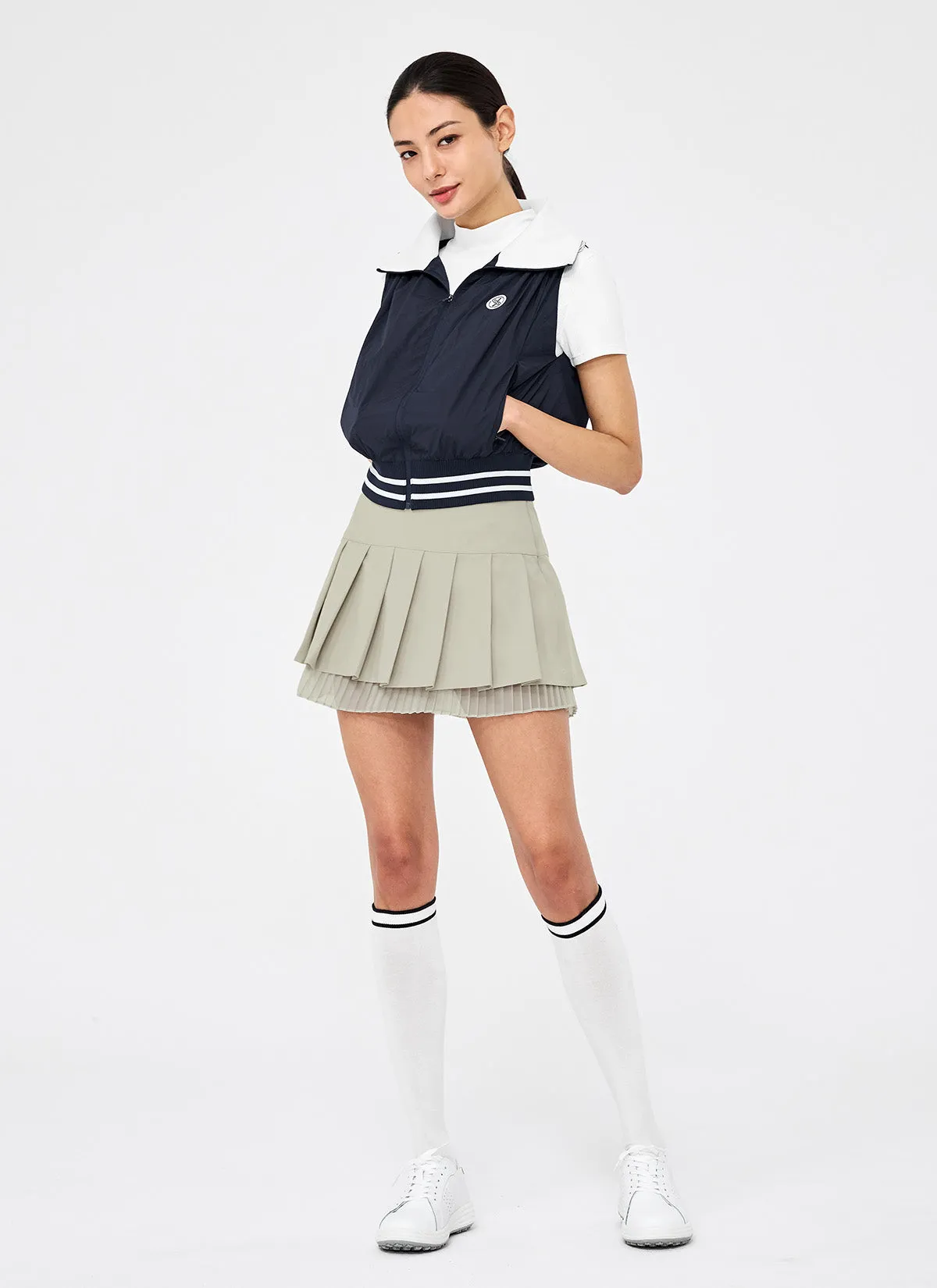 Chiffon Mix Culotte Skirt 2.0