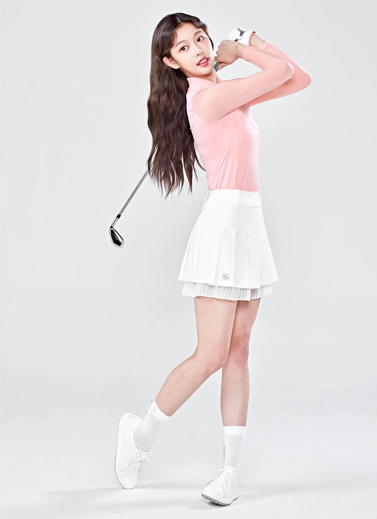 Chiffon Mix Culotte Skirt 2.0