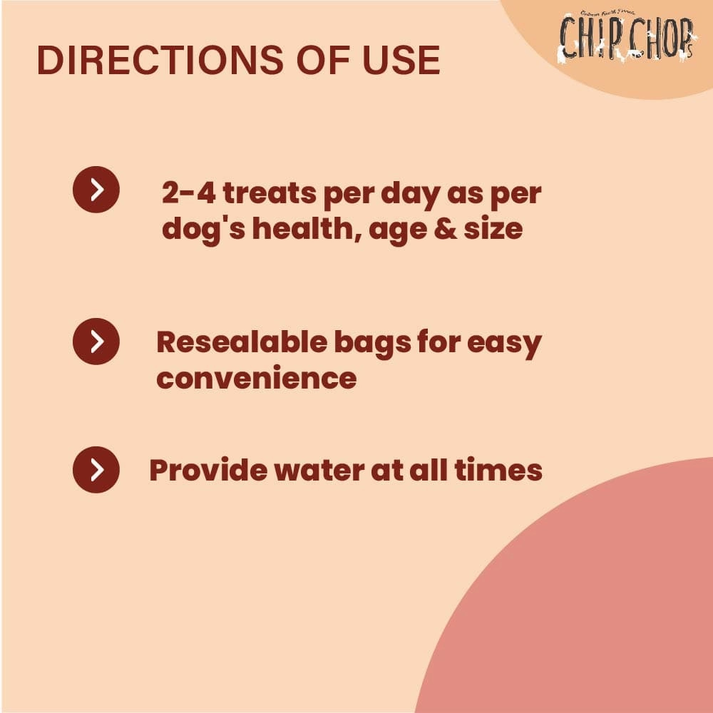 Chip Chops Chicken & Calcium and Chicken & Codfish Bone Dog Treats Combo