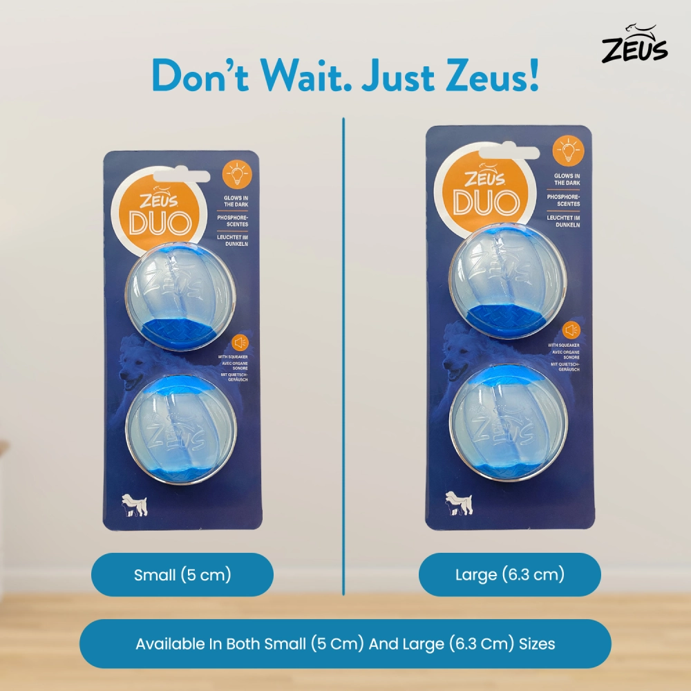 Chip Chops Chicken Tenders Treats, Trixie Duck Latex Toy and Zeus Squeaker & Glow DUO Ball for Dogs Combo