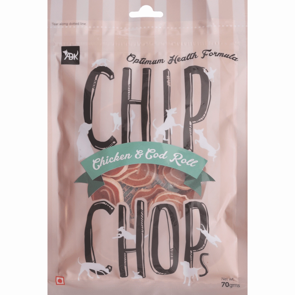 Chip Chops Fish on Stick, Roast Duck Strips and Chicken & Codfish Rolls Dog Treats Combo (3 x 70g)