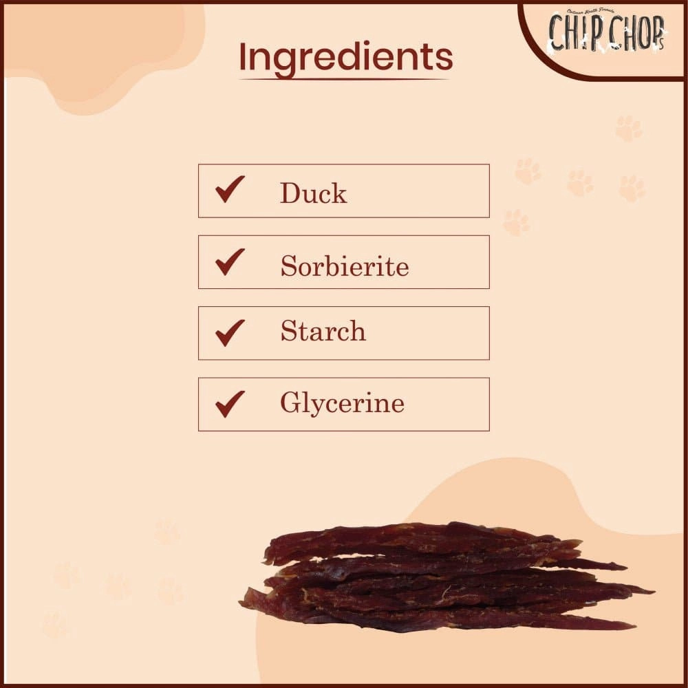 Chip Chops Roast Duck Strips and Chicken and Codfish Sandwich Dog Treats Combo