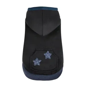 Chloe's Home New York Blouse Sweatshirt for Dogs (Blue/Black)