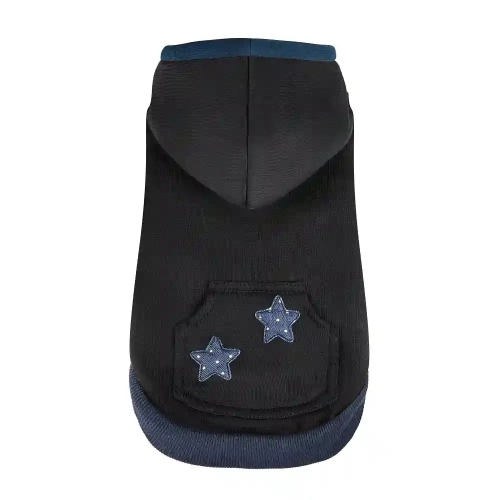Chloe's Home New York Blouse Sweatshirt for Dogs (Blue/Black)