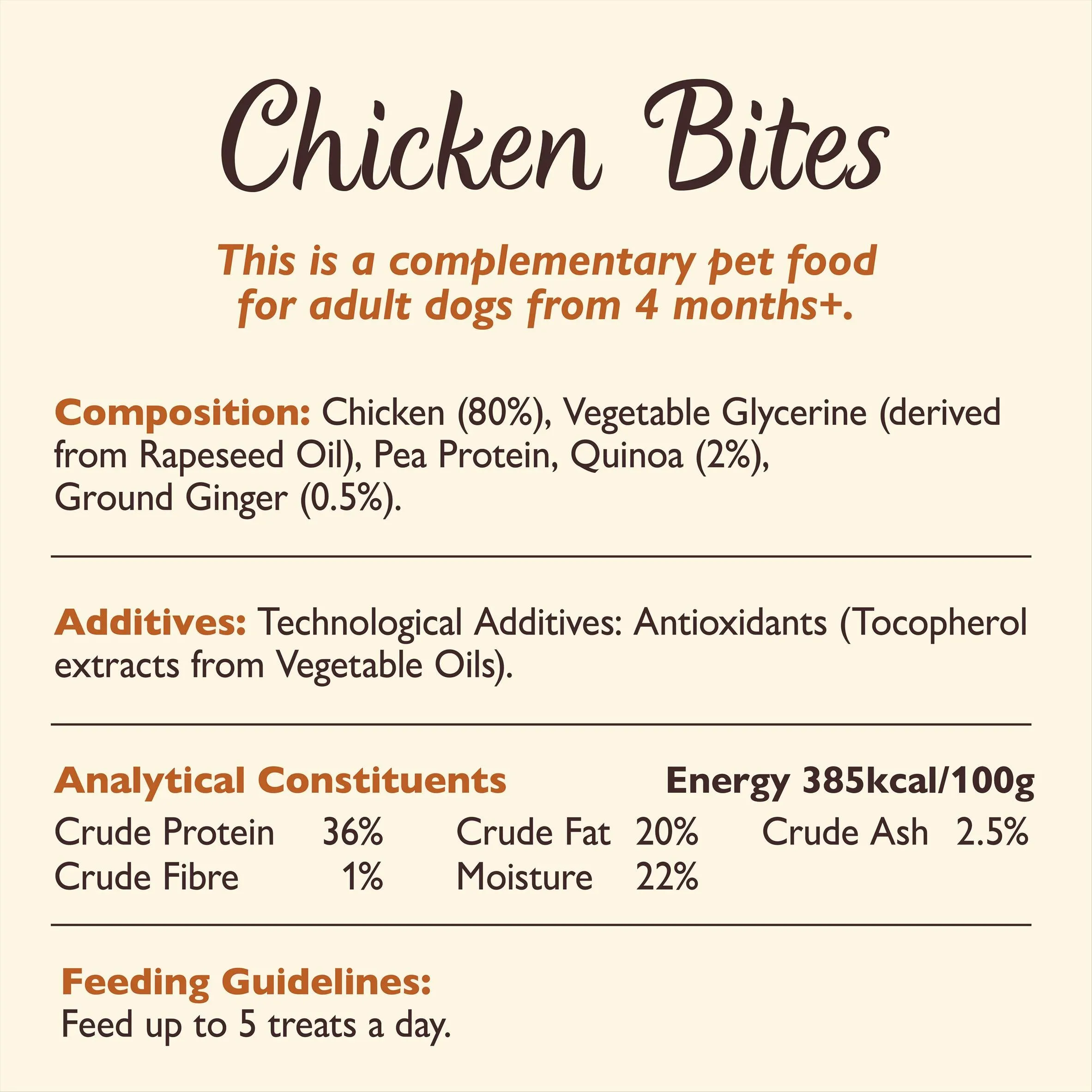 Chomp-Away Chicken Dog Jerky Treats