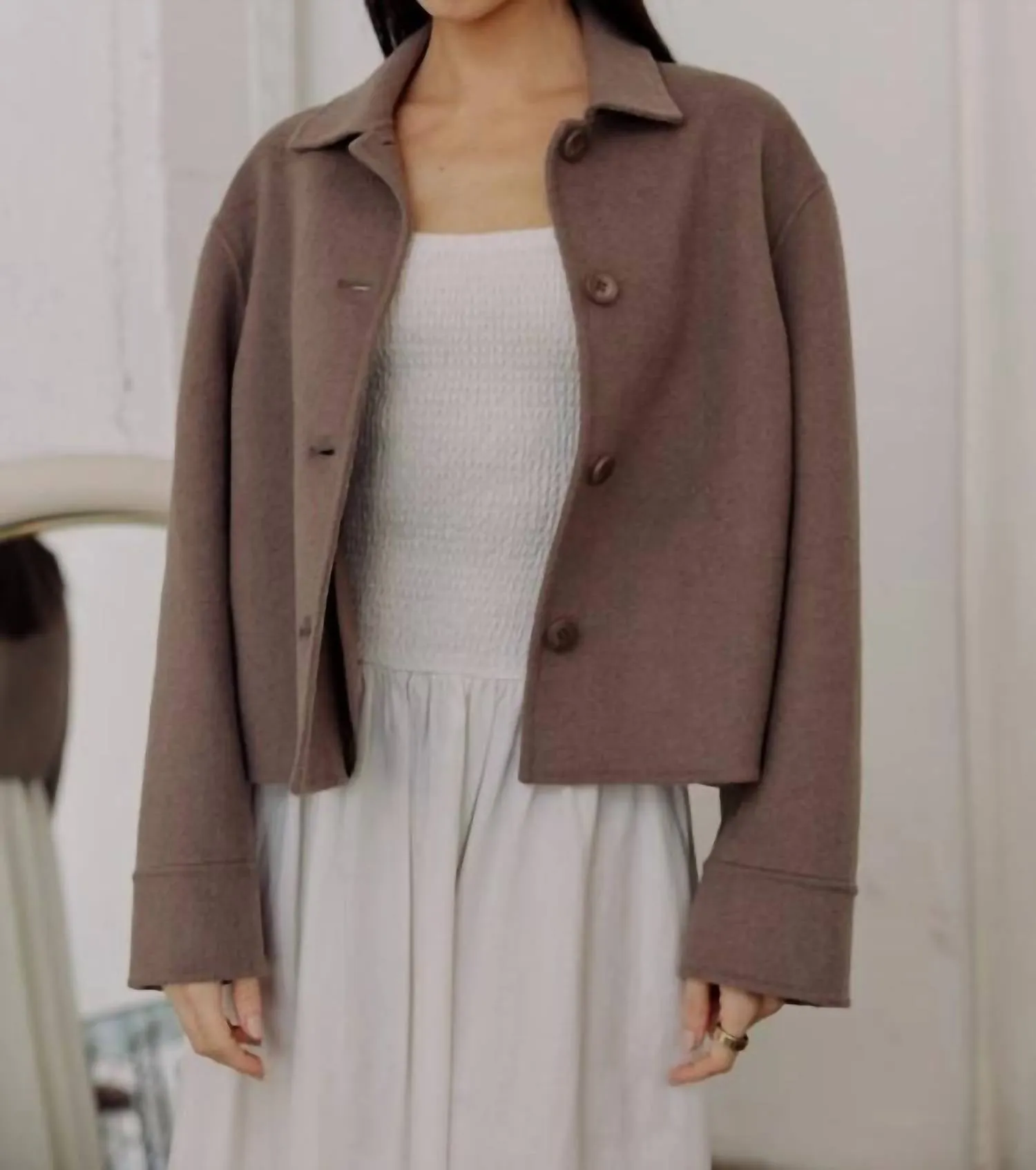 Collins Jacket In Mocha