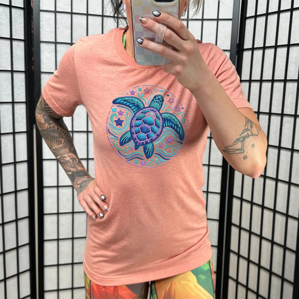 Colorful Turtle Shirt Unisex