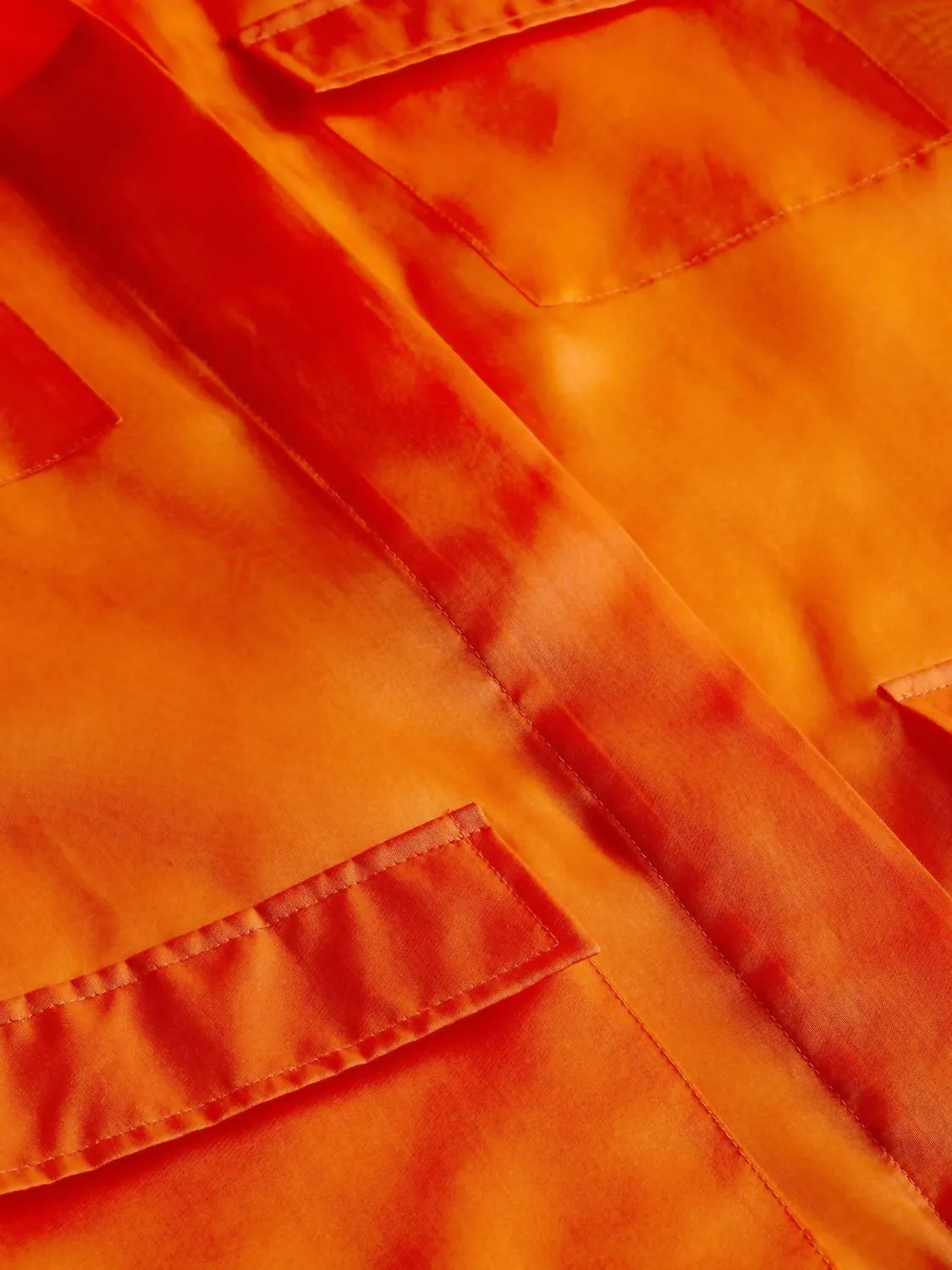 Colson Safari Jacket In Pop Orange