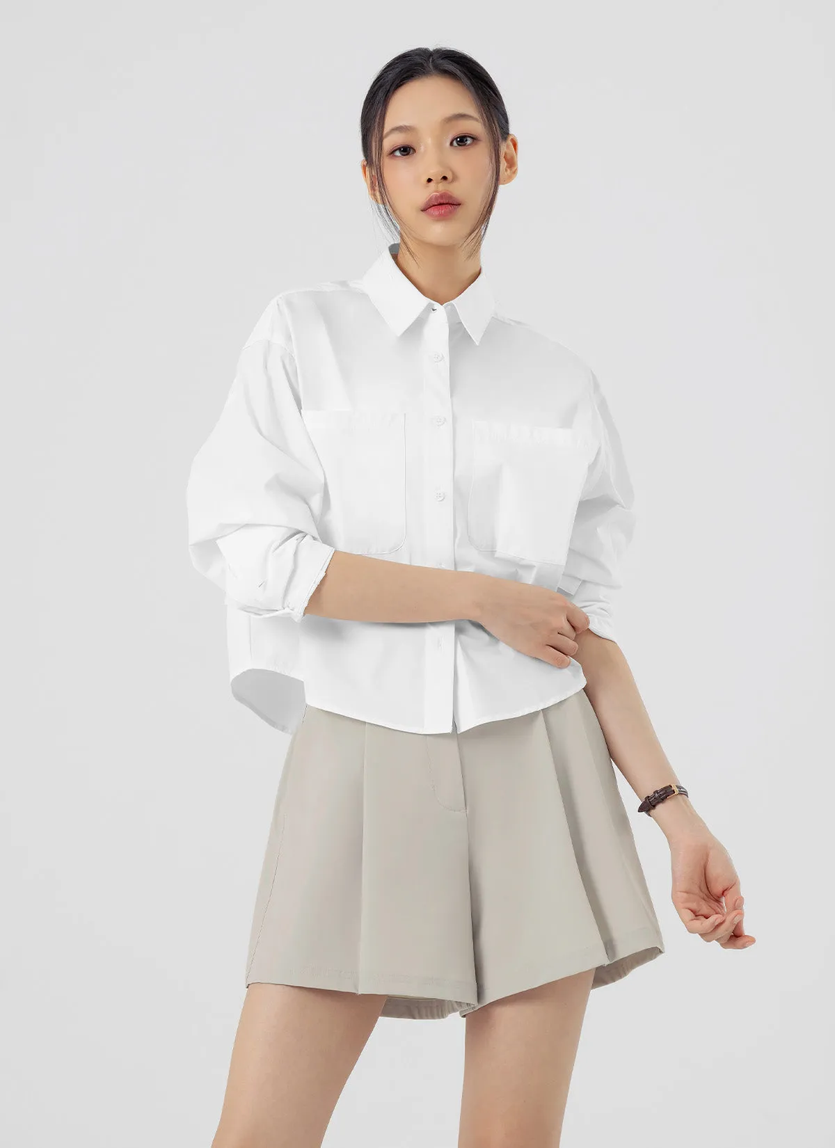 Comfort Office One Tuck Shorts