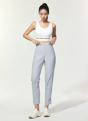 Cooling Tricot Shirring Jogger Pants