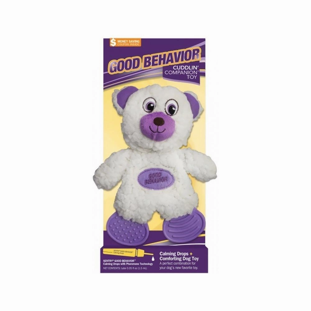 Cuddlin' Companion Bedtime Bear Dog Plush Toy
