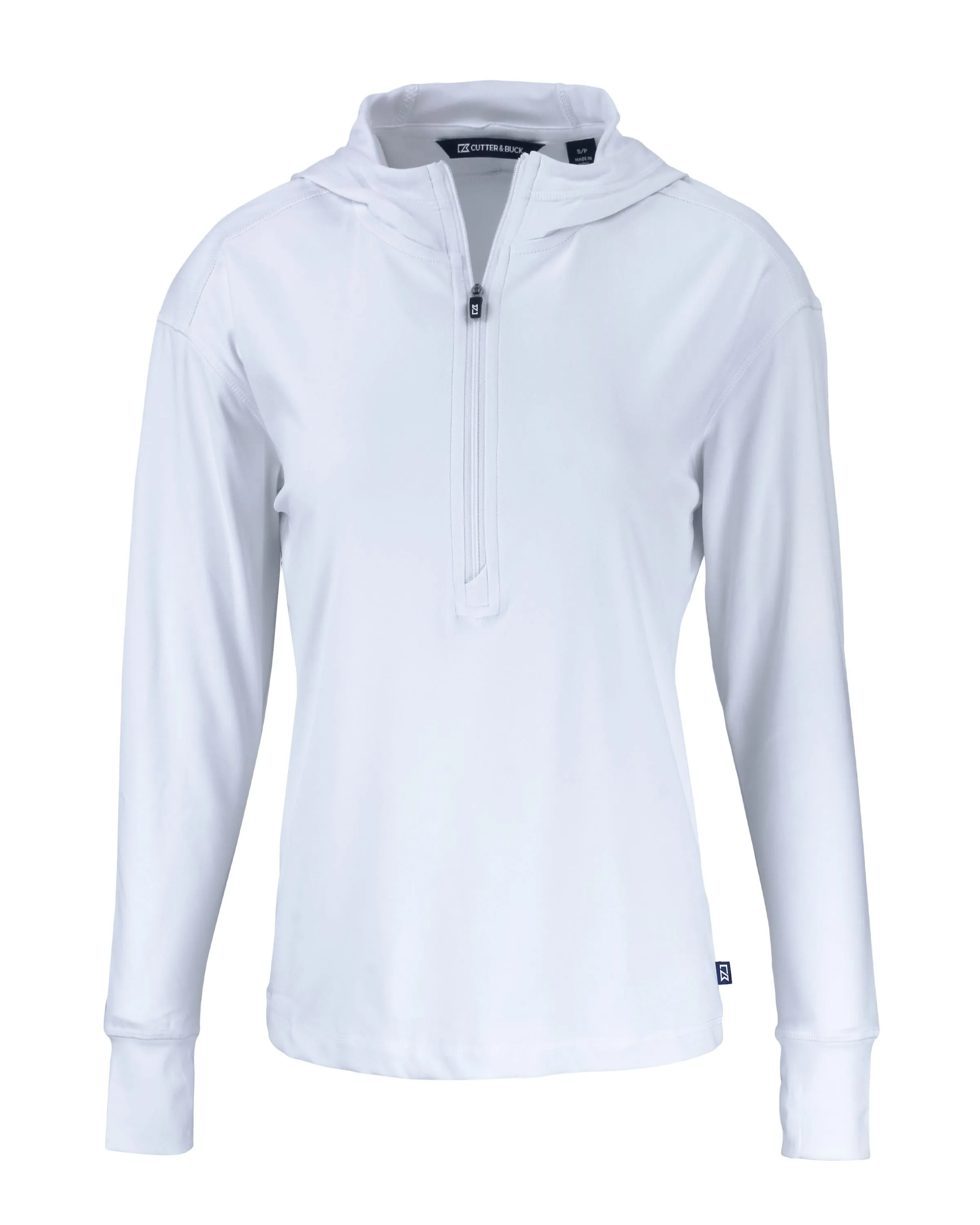 Cutter & Buck Daybreak Eco Recycled Womens Half Zip Hoodie