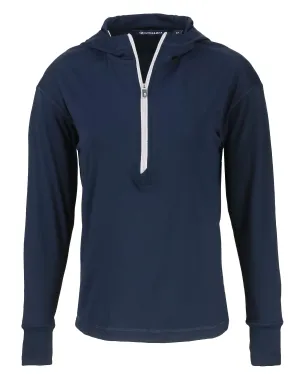 Cutter & Buck Daybreak Eco Recycled Womens Half Zip Hoodie