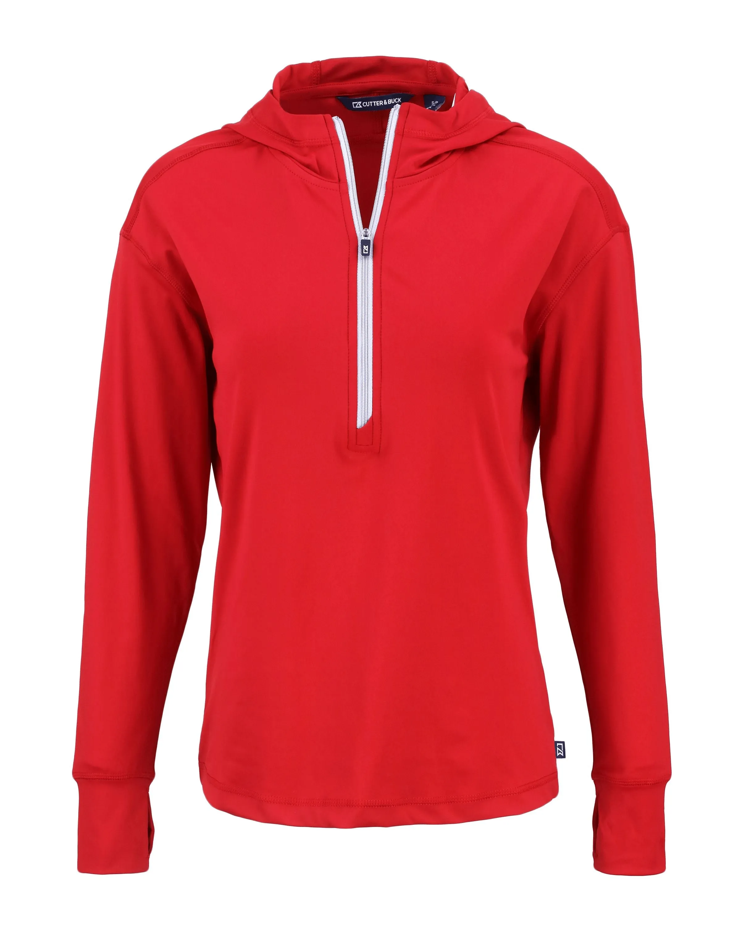 Cutter & Buck Daybreak Eco Recycled Womens Half Zip Hoodie